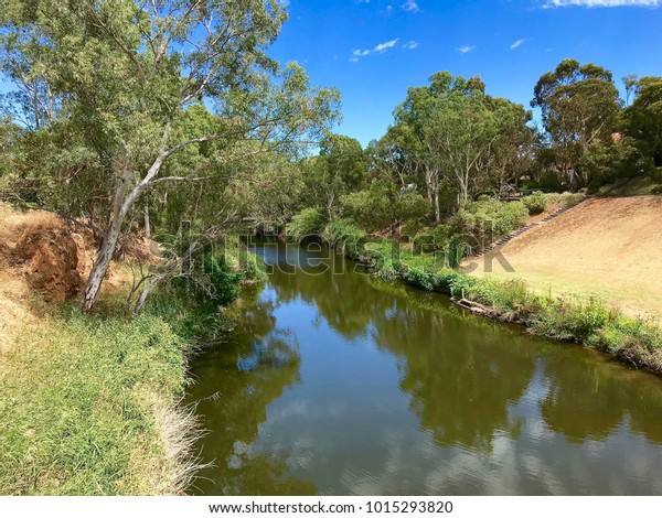 River Torrens Adelaide South Australia Looking Stock Photo