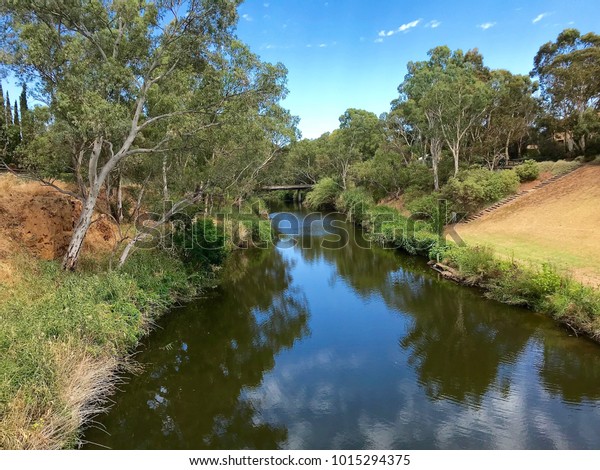 River Torrens Adelaide South Australia Looking Stock Photo