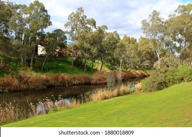 River Torrens Linear Park In Adelaide