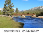 River in the valley Yosemite national park California