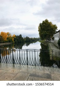 Tâmega River, View From The Bridge. Chaves,Portugal