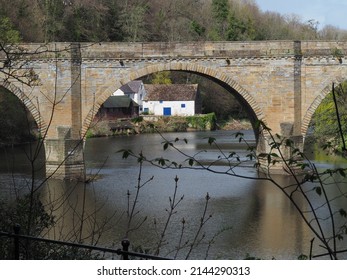 River Wear Under Prebends Bridge, Durham UK