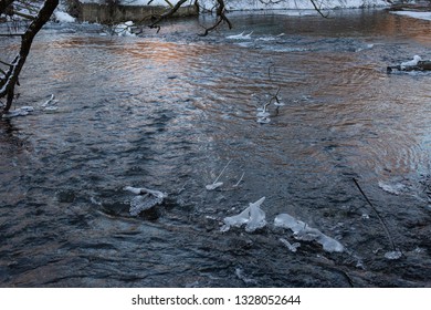 river in winter