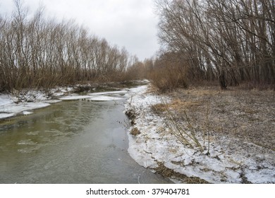 river in winter