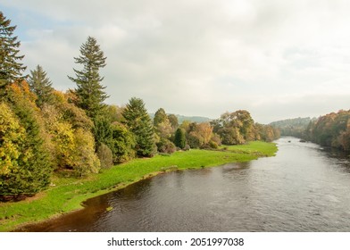 River Wye And The Wye Valley In Wales, UK.