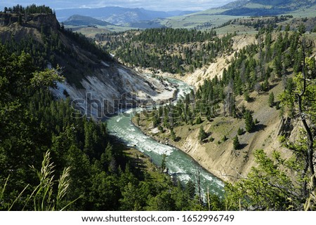 Similar – Foto Bild Yellowstone River Fluss