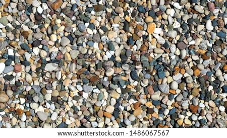 Riverbed Gravel photo as a texture
