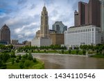 The riverfront skyline of Columbus, OH