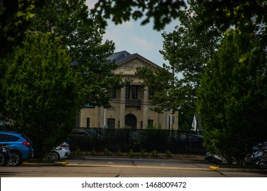 Riverhead, NY / USA - 7-28-19 - Suffolk County Court Building