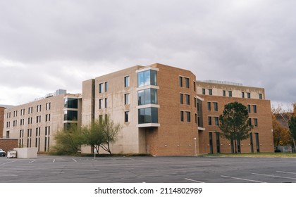 Riverside, California USA - 12 27 2021: The Campus Landscape Of University Of California (UC) Riverside