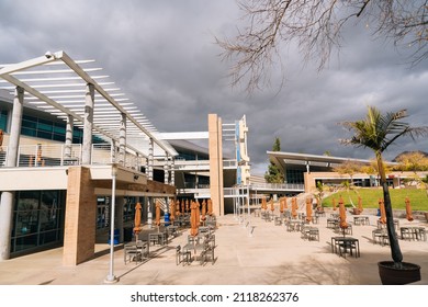 Riverside, California USA - 12 27 2021: The Campus Landscape Of University Of California (UC) Riverside