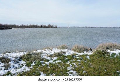 Riverside Country Park, Rainham, Kent On A Winter Day 