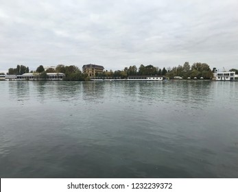 Riverside Of Kura River In Azerbaijan