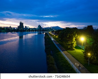 riverside in night
