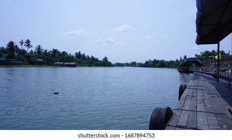 Riverside Of Tha Chin River.