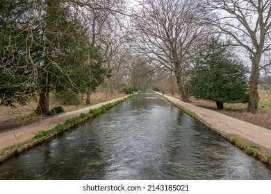 Riverside Walk Along The River Test At Mottisfont Hampshire England