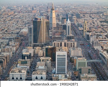 Riyadh February 29 Aerial View Riyadh Stock Photo 1900242871 