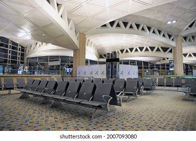 Riyadh  Saudi Arabia - 14 Mar 2020: Riyadh Airport Of King Khalid, Saudi Arabia