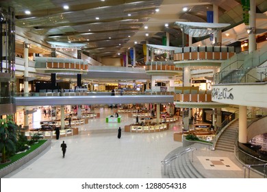 RIYADH, SAUDI ARABIA – DECEMBER 16, 2018: The shopping mall within the Kingdom Center