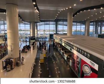 Riyadh, Saudi Arabia - December,  21 2018: Shot Of King Khalid International Airport In The Saudi Capital