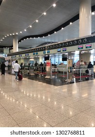 Riyadh, Saudi Arabia - December,  21 2018: Shot Of King Khalid International Airport In The Saudi Capital