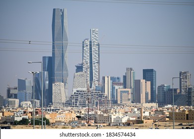 Riyadh, Saudi Arabia – September 23rd 2020: View on King Abdullah financial district, Riyadh, Saudi Arabia.