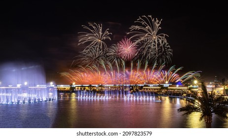 Riyadh Season fireworks In Saudia Arabia - Shutterstock ID 2097823579