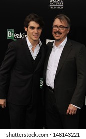 RJ Mitte And Vince Gilligan At The 