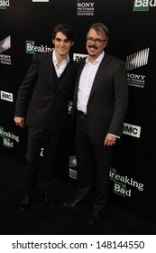 RJ Mitte And Vince Gilligan At The 