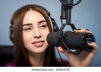 Rj Working On The Radio