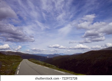 road against the sky