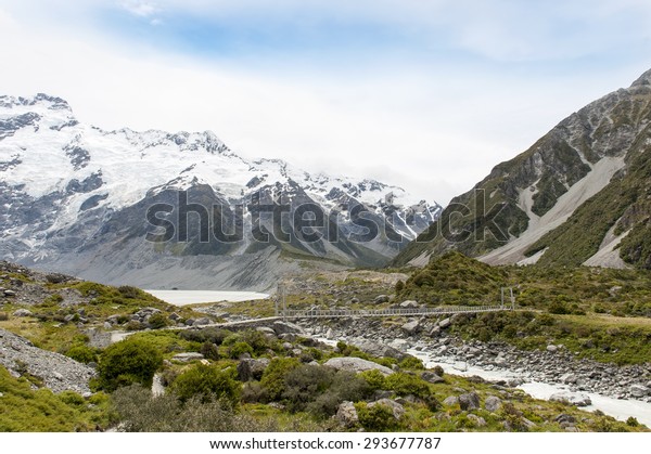 Road Aoraki Mount Cook Southern Alps Stock Photo Edit Now