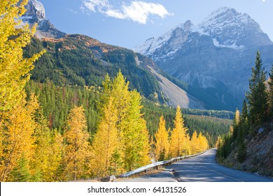 Road To Banff, Alberta, Canadian Rockies