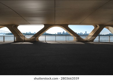 Road below the bridge, Empty Raod Background
