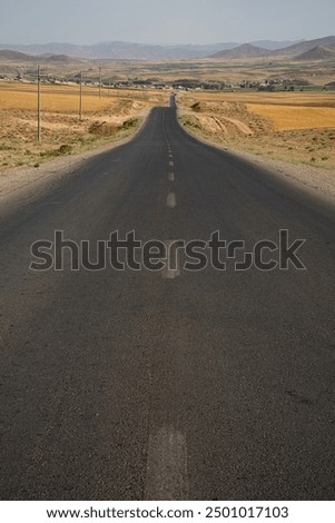 Similar – Image, Stock Photo road construction