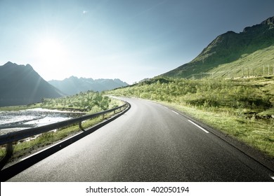 Road By The Sea, Lofoten Island, Norway