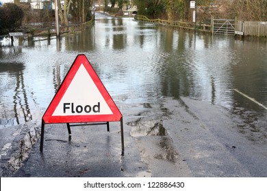 Road Closed Because Of Flooding