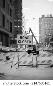 Road Closed Buffalo New York Winter