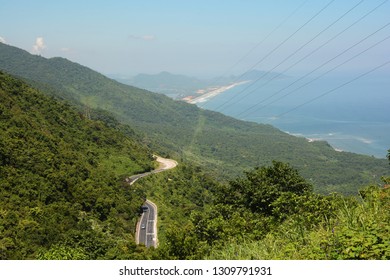 Road At Da Nang Loop In Vietnam