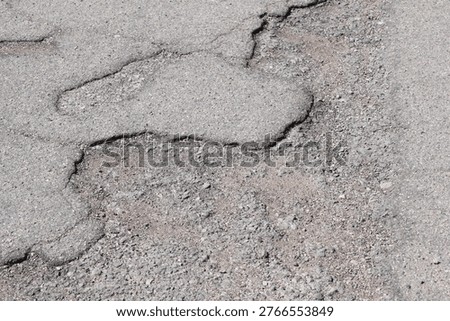 road damage of the deeper kind