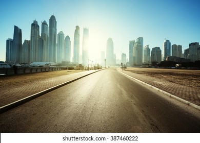 Road In Dubai, United Arab Emirates