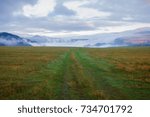 road in field
