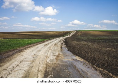 Road in Field