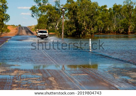 Road Flooding in Remote Area