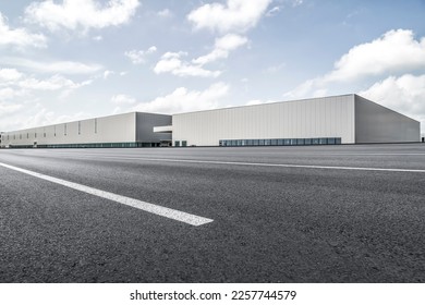 Road ground and factory house - Shutterstock ID 2257744579