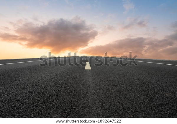 Road ground and sky cloud\
landscape