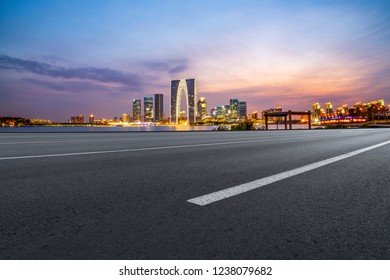 Road Ground Urban Skyline Architectural Landscape Stock Photo ...