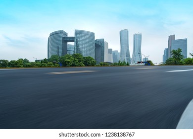 Road Ground and Urban Skyline Architectural Landscape - Shutterstock ID 1238138767