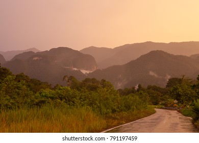 Road To Gunung Mulu National Park Malaysia