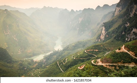 Road In Ha Giang Province, Vietnam